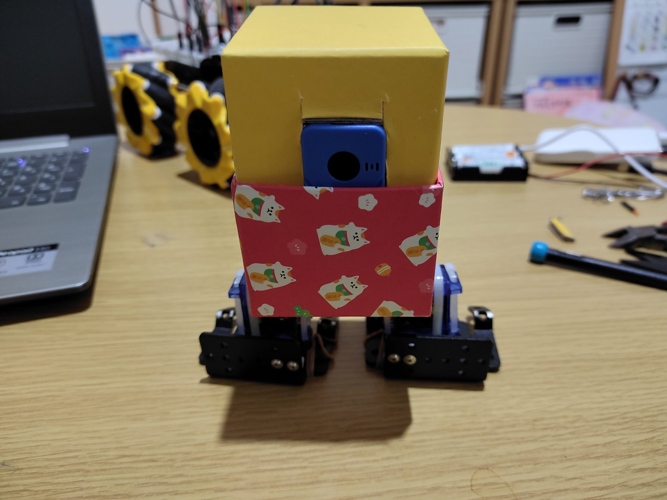 unitv2で2足歩行ロボットの作成「uartでraspberrypiのi2cを制御」 unitv2で2足歩行ロボットの作成「uartでraspberrypiのi2cを制御」