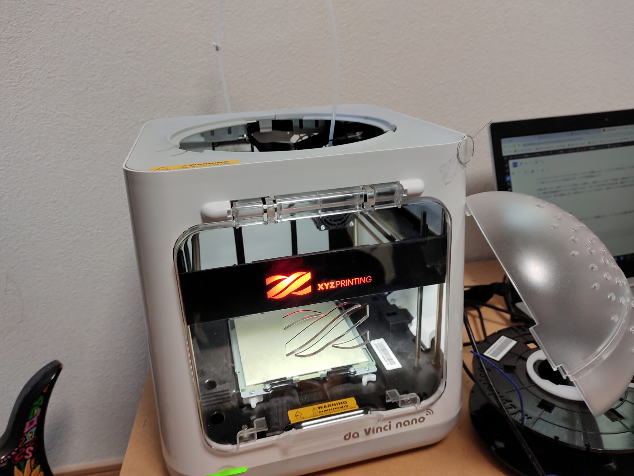 3Dプリンター「da Vinch nano w」を購入しました。設定方法、印刷、注意点についてのまとめ | ヘルニアクソ野郎エンジニアblog